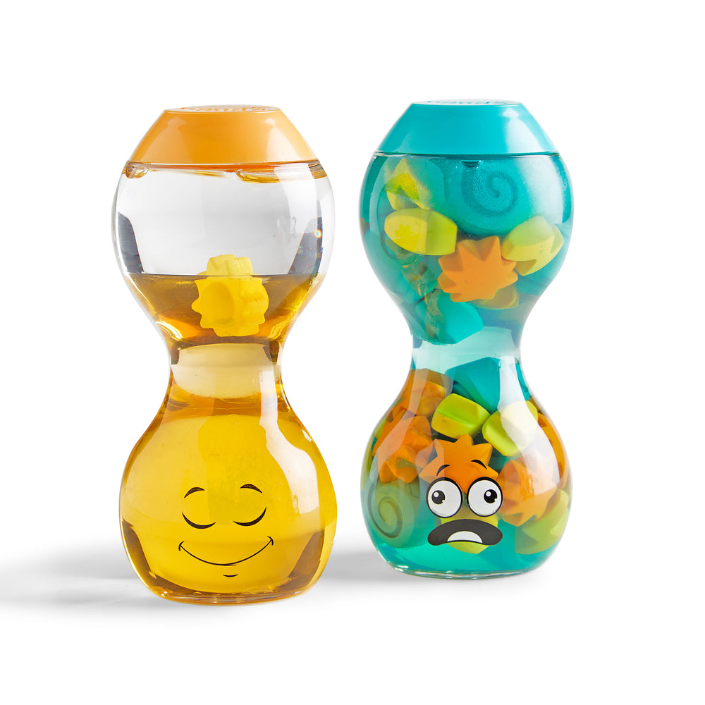 Hand2Mind Express Your Emotions Sensory Bottles Set: Overwhelmed & Calm