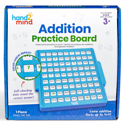 Hand2Mind Spin & Solve Interactive Math Facts Board - Addition Fun