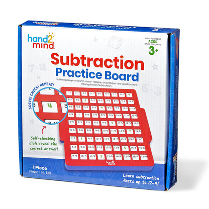 Hand2Mind Interactive Math Facts Board - Master Subtraction Skills