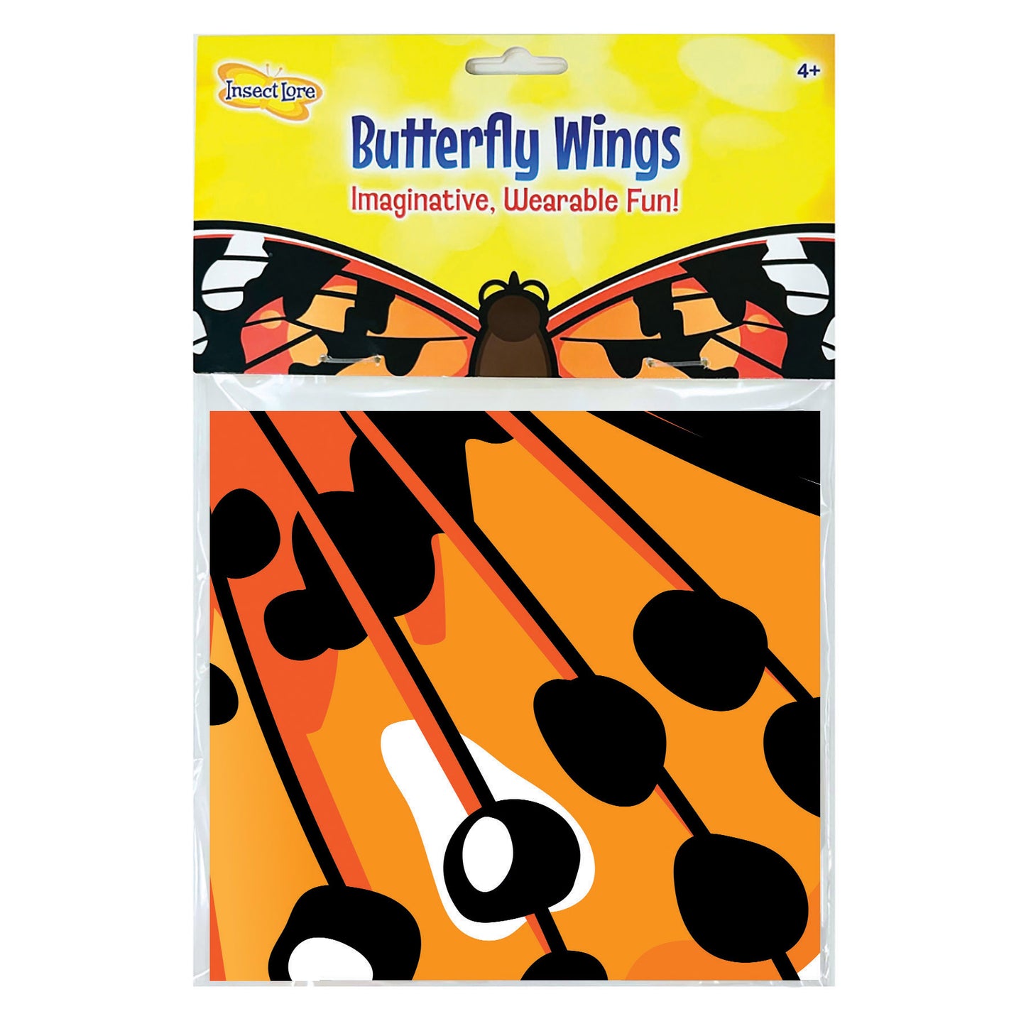 Insect Lore Vibrant Painted Lady Butterfly Wings for Kids, 3-Pack