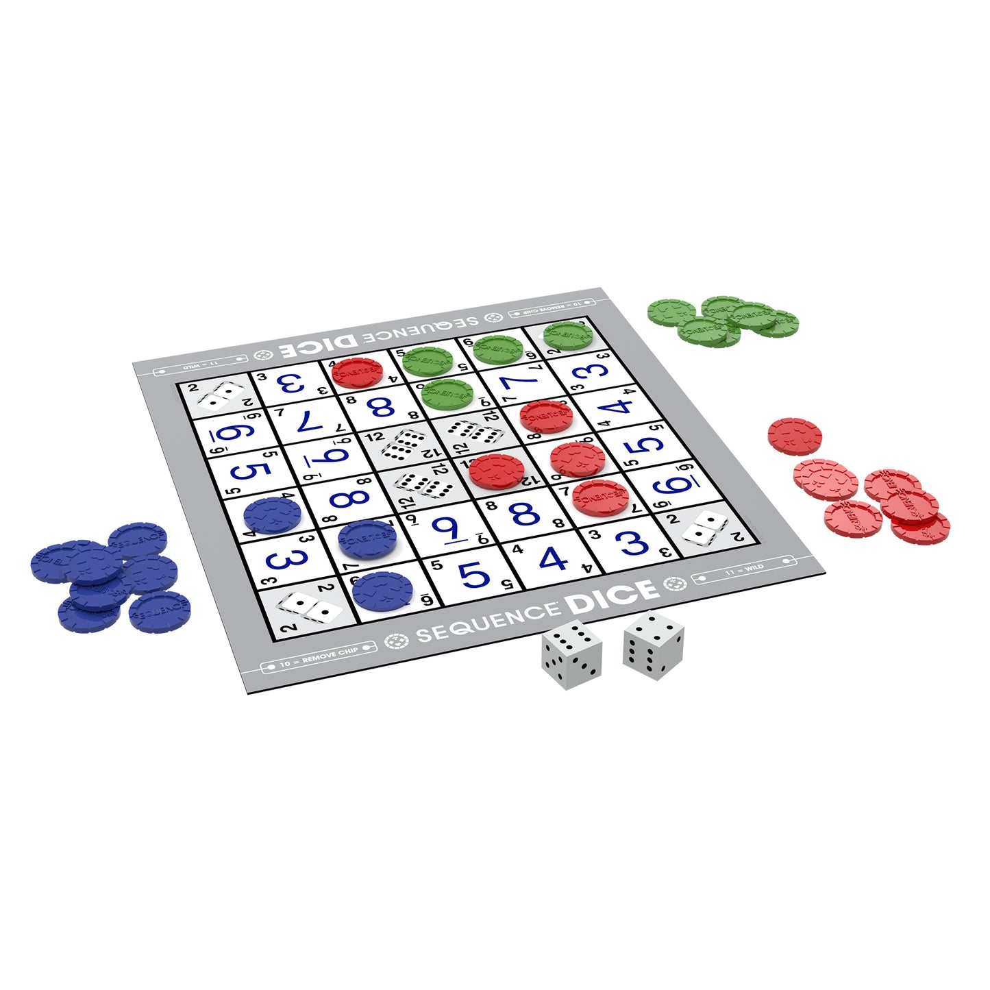 JAX Ltd. Sequence Dice Strategy Board Game Twin Pack