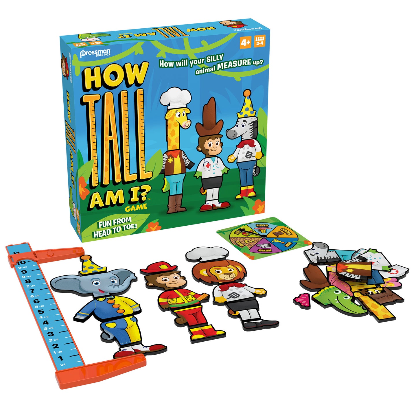 JAX Ltd. How Tall Am I? Animal Stacking Game