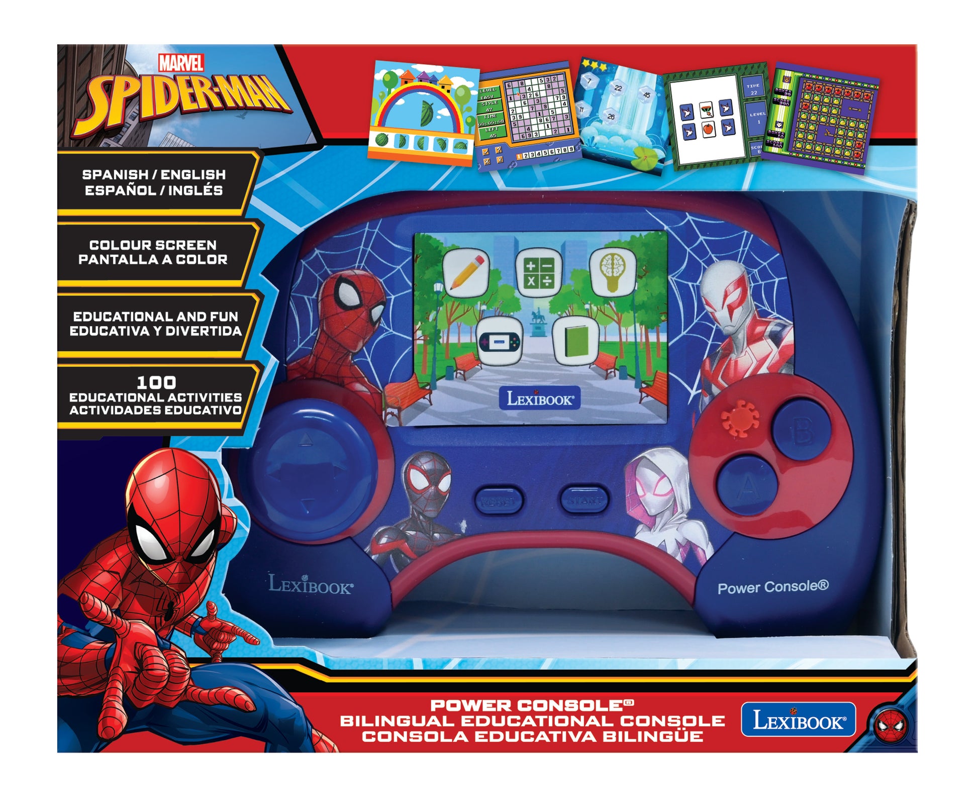 Spider-Man Educational Handheld Bilingual Learning Console