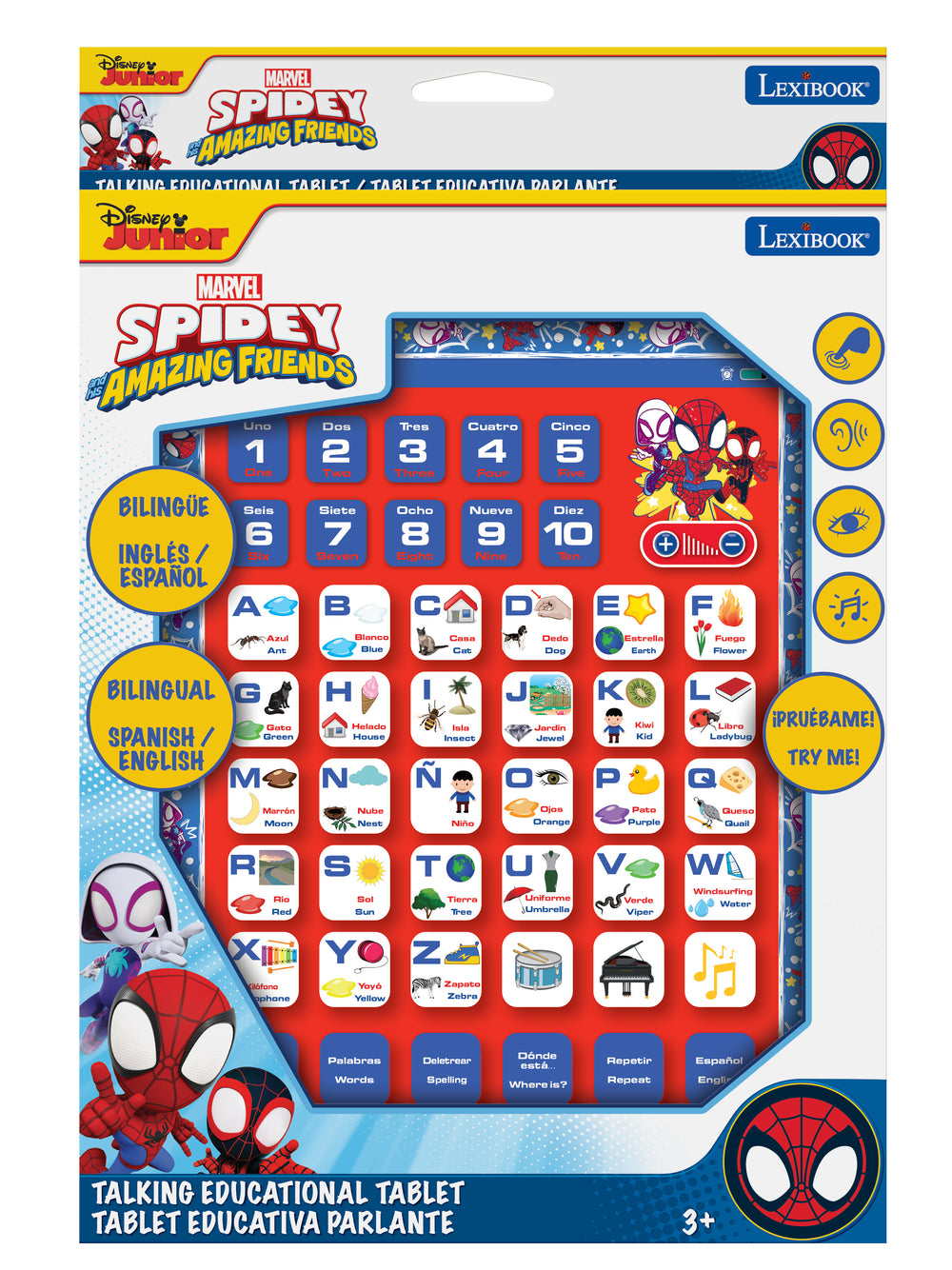 Spider-Man Bilingual Educational Tablet