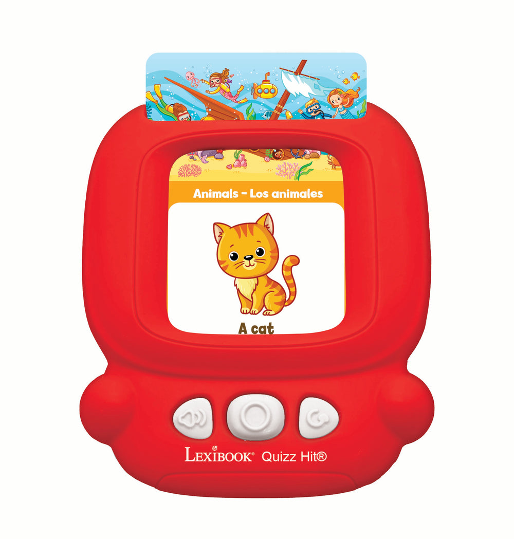 Lexibook Bilingual Interactive Card Reader for English and Spanish Learning