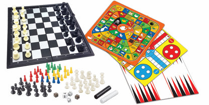 Lexibook 8-in-1 Magnetic Board Games Set for Multiplayer Fun