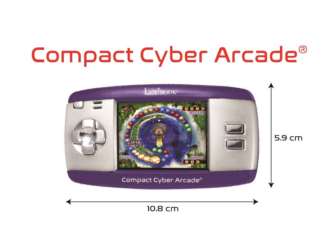 Lexibook Compact Cyber Arcade with 250 Games and LCD Screen