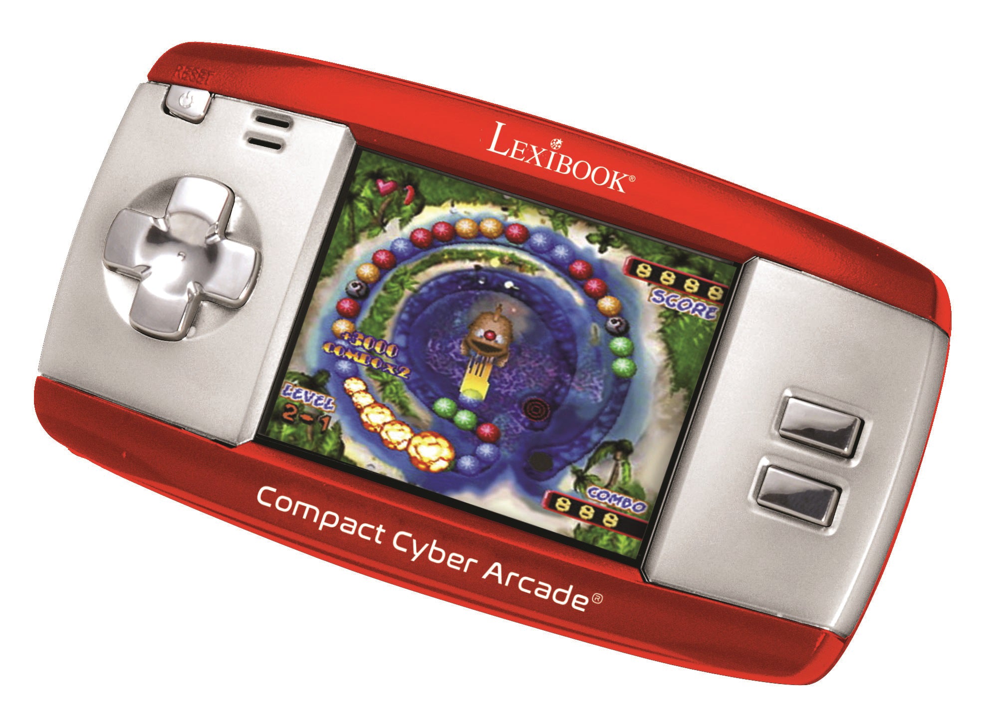 Lexibook Compact Cyber Arcade with 250 Games, Multi-Color Edition ...