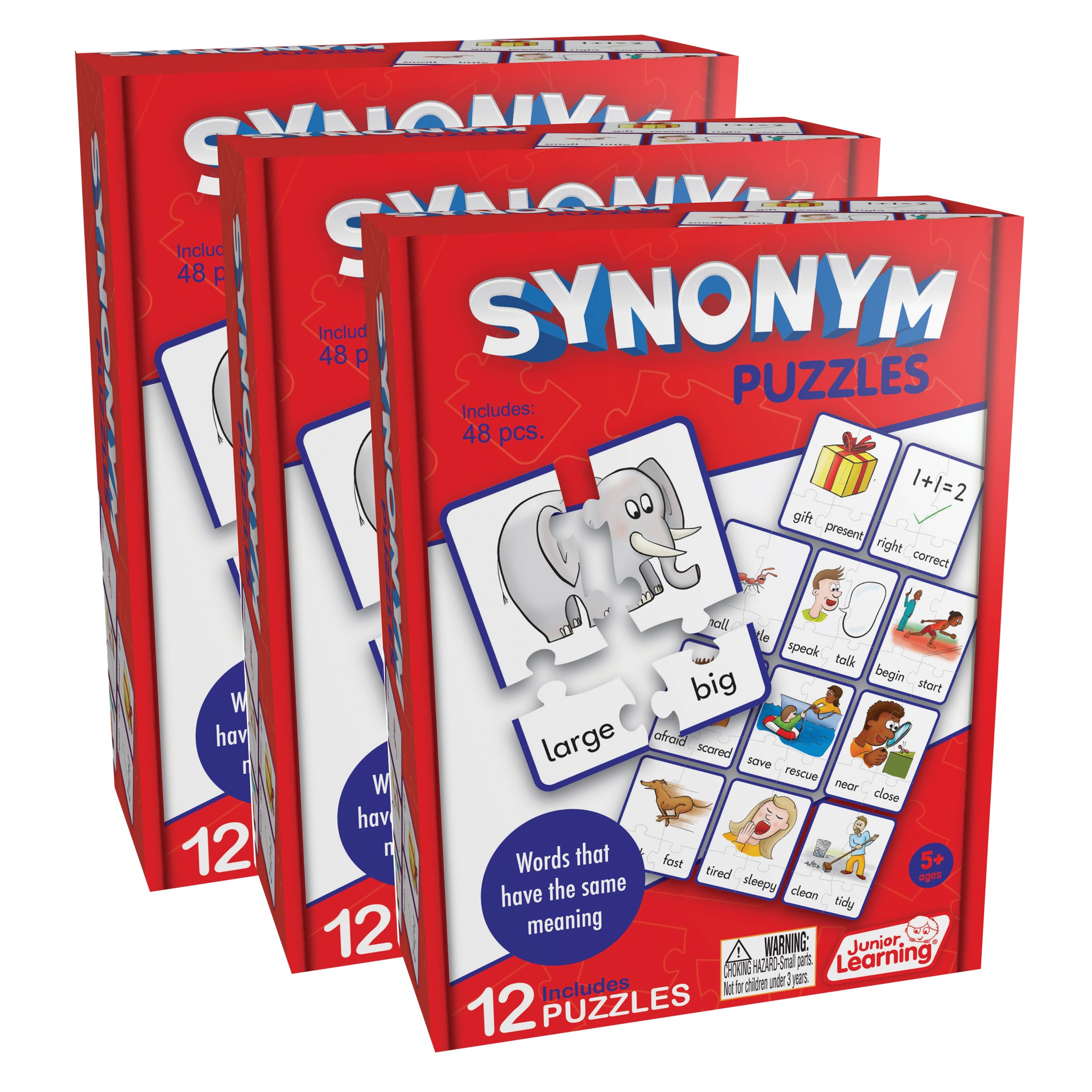 Junior Learning Synonym Puzzles - Educational Jigsaw Set - Multicolore ...