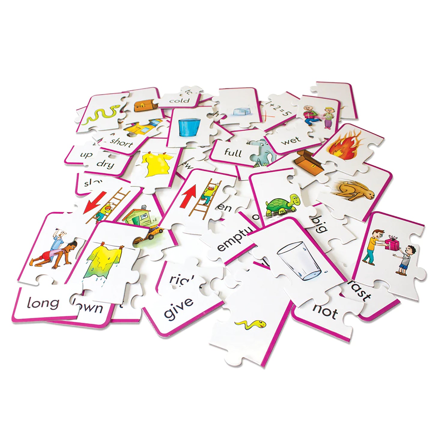 Junior Learning Antonym Puzzles - Multicolored - 3 Sets