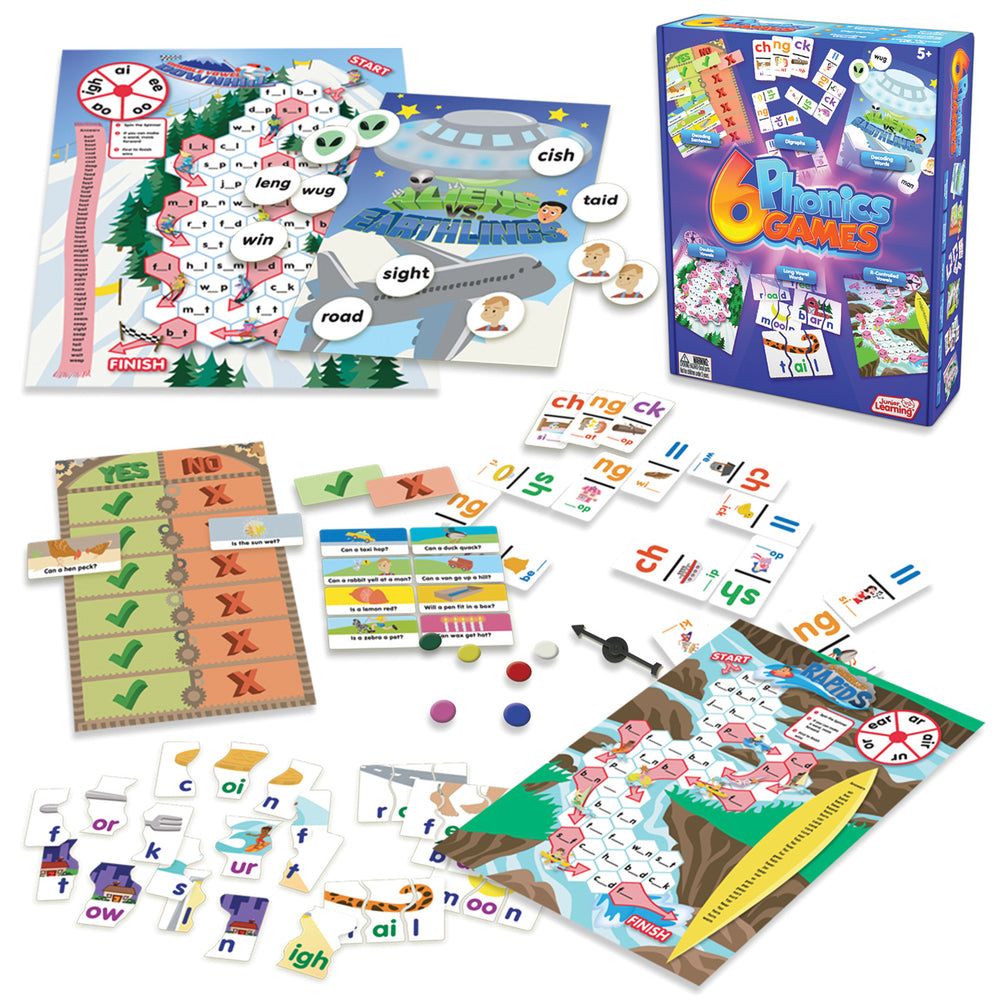 Junior Learning Phonics Extravaganza - 6 Interactive Learning Games