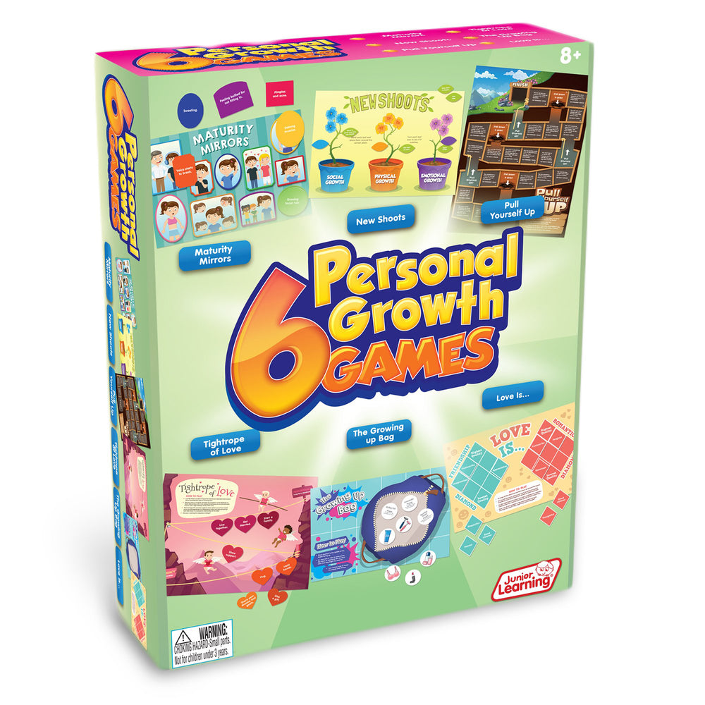 Junior Learning 6 Game Set for Personal Growth - Emotional and Social Development