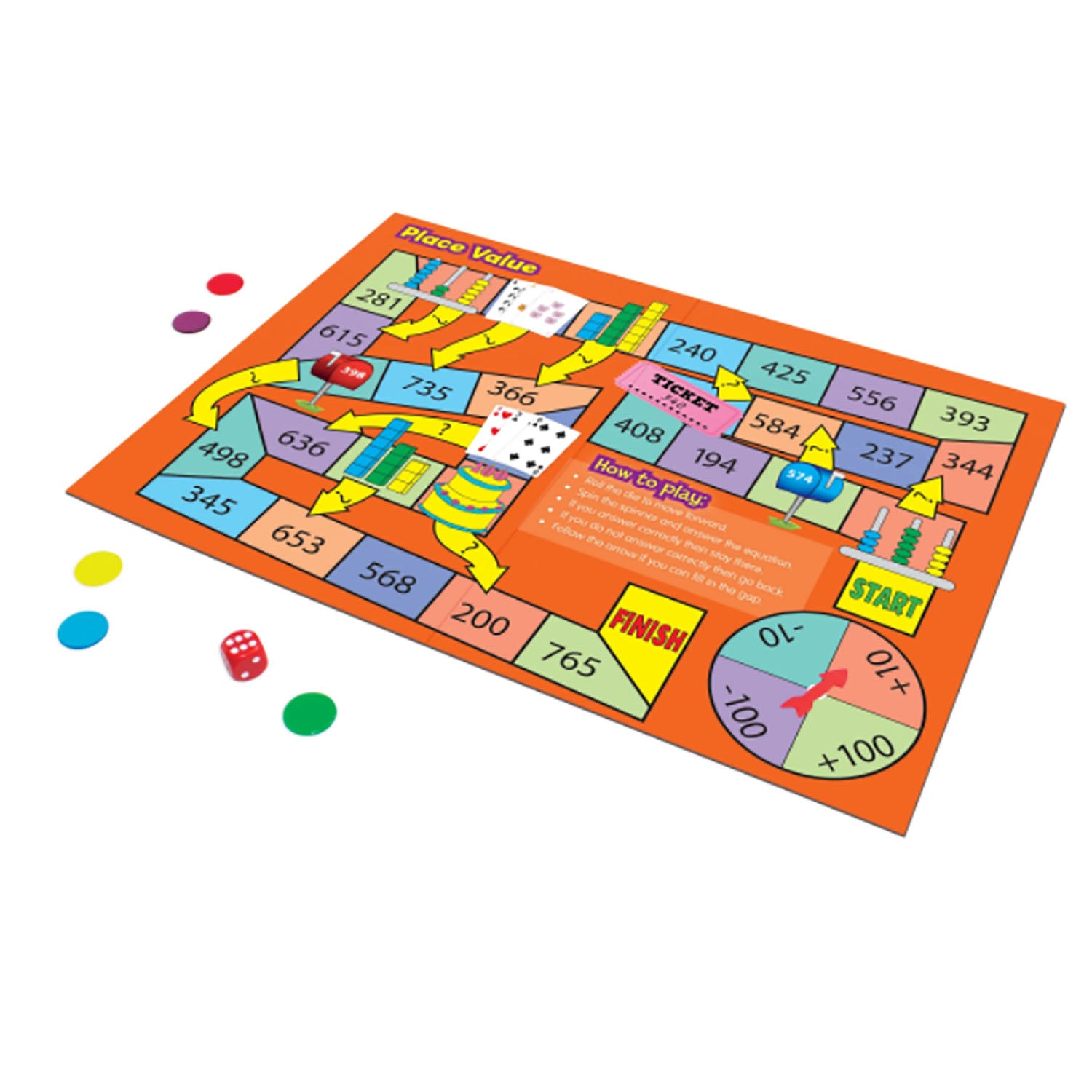 Junior Learning Math Board Games - Addition & Subtraction Adventure Pack of 2