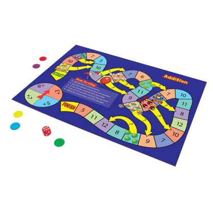 Junior Learning Math Board Games - Addition & Subtraction Adventure Pack of 2