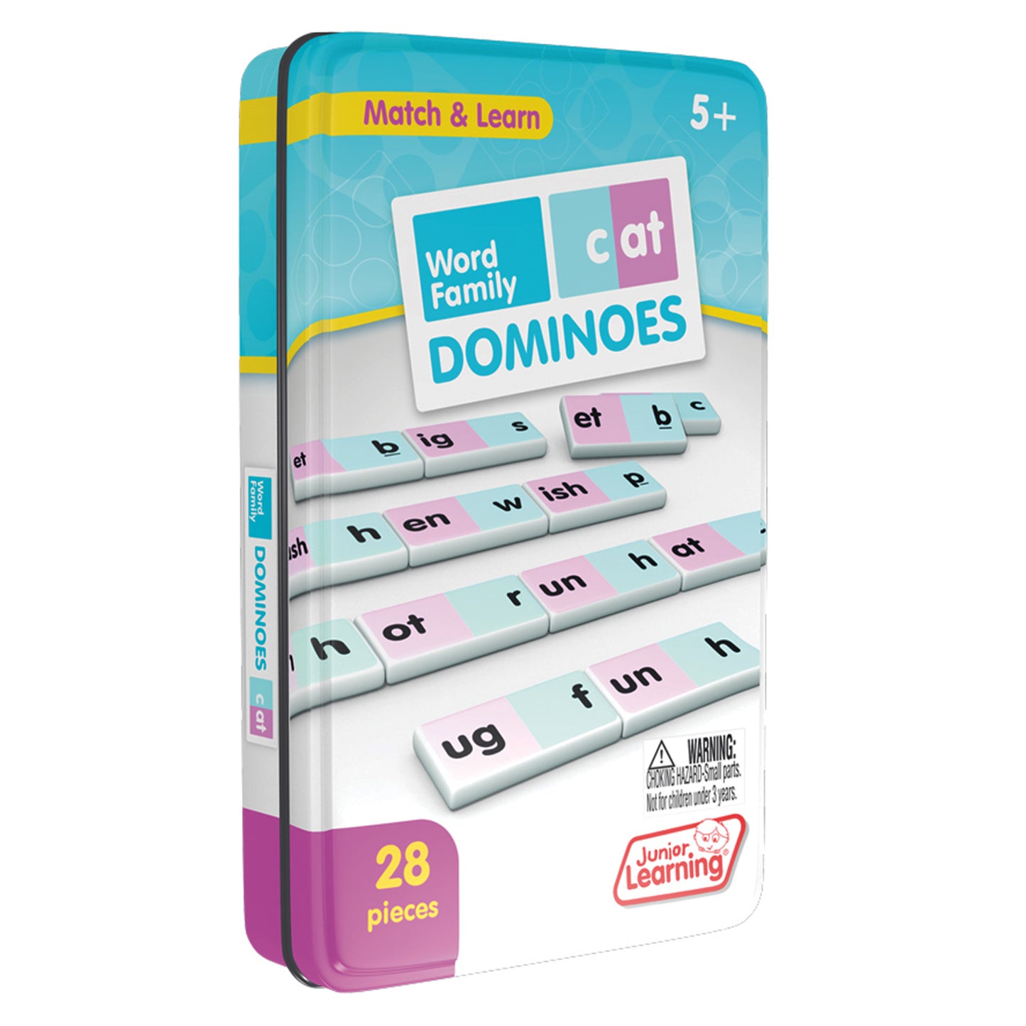 Junior Learning Word Family Dominoes - Educational Set for Kids - 2 Packs