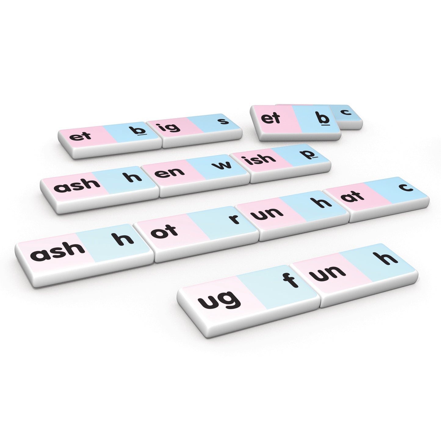 Junior Learning Word Family Dominoes - Educational Set for Kids - 2 Packs