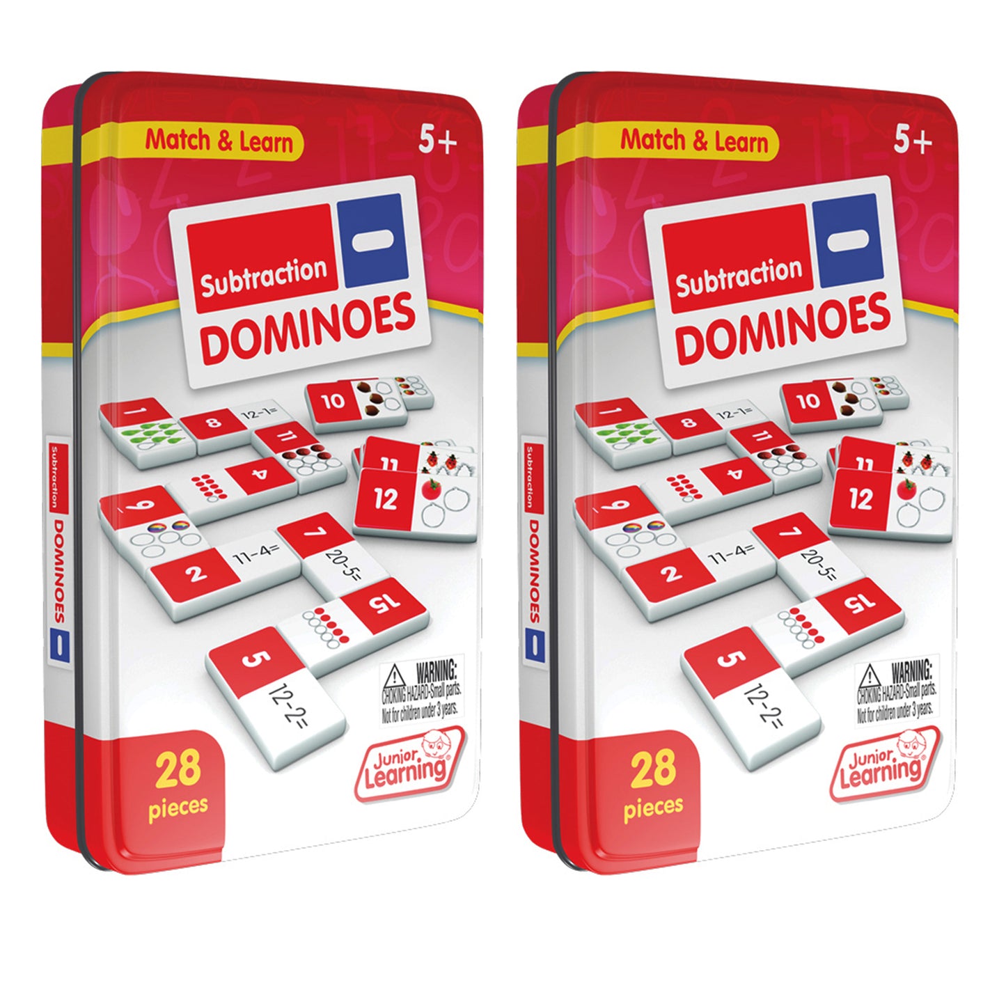 Junior Learning Subtraction Dominoes - Dual Set - Educational Math Game