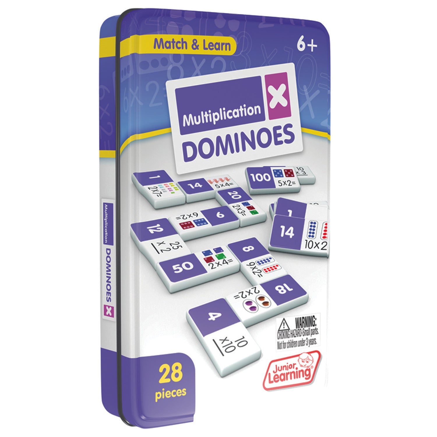 Junior Learning Multiplication Dominoes - Educational Game Set