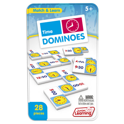 Junior Learning Time Dominoes Educational Game - 2 Sets