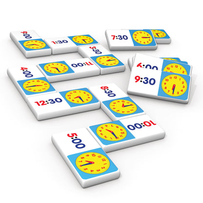 Junior Learning Time Dominoes Educational Game - 2 Sets