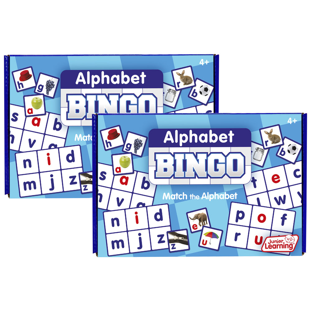 Junior Learning Alphabet Bingo Game - Double Pack