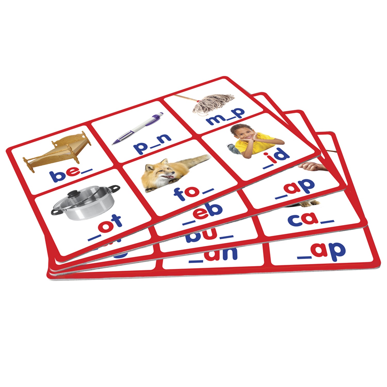 Junior Learning® CVC Bingo, Pack of 2