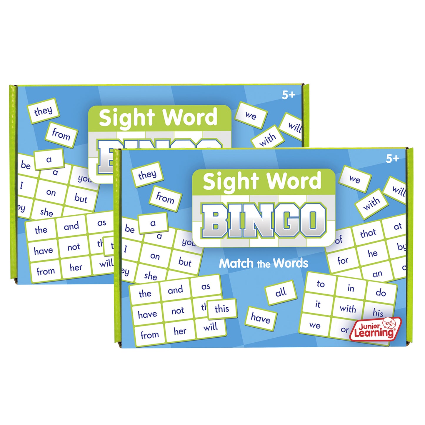 Junior Learning Sight Word Bingo - Dual Pack - Educational Game