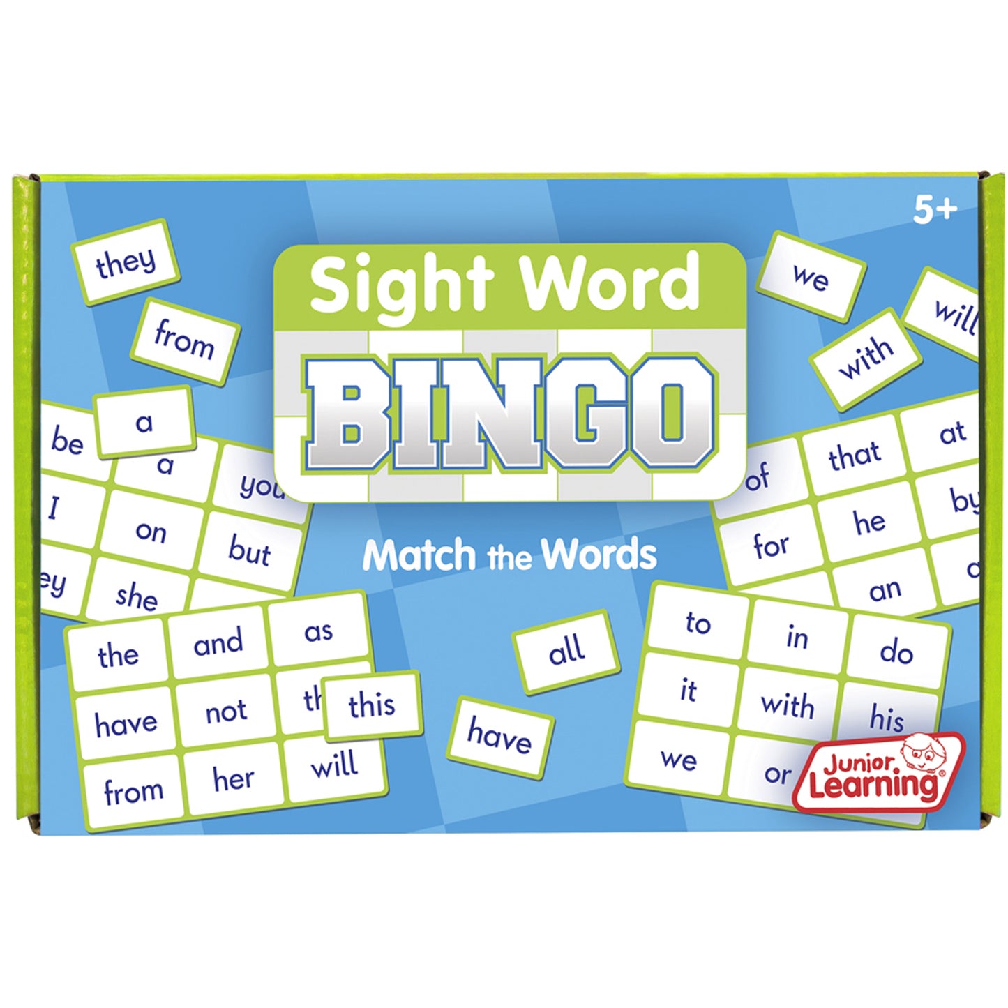 Junior Learning Sight Word Bingo - Dual Pack - Educational Game