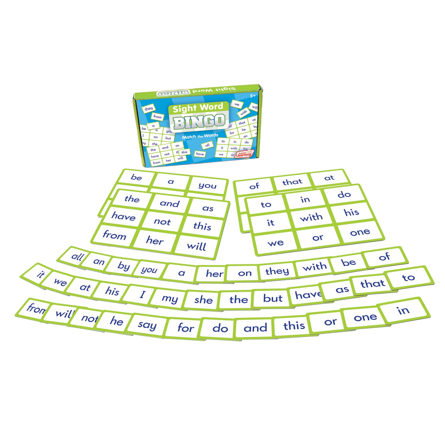 Junior Learning Sight Word Bingo - Dual Pack - Educational Game