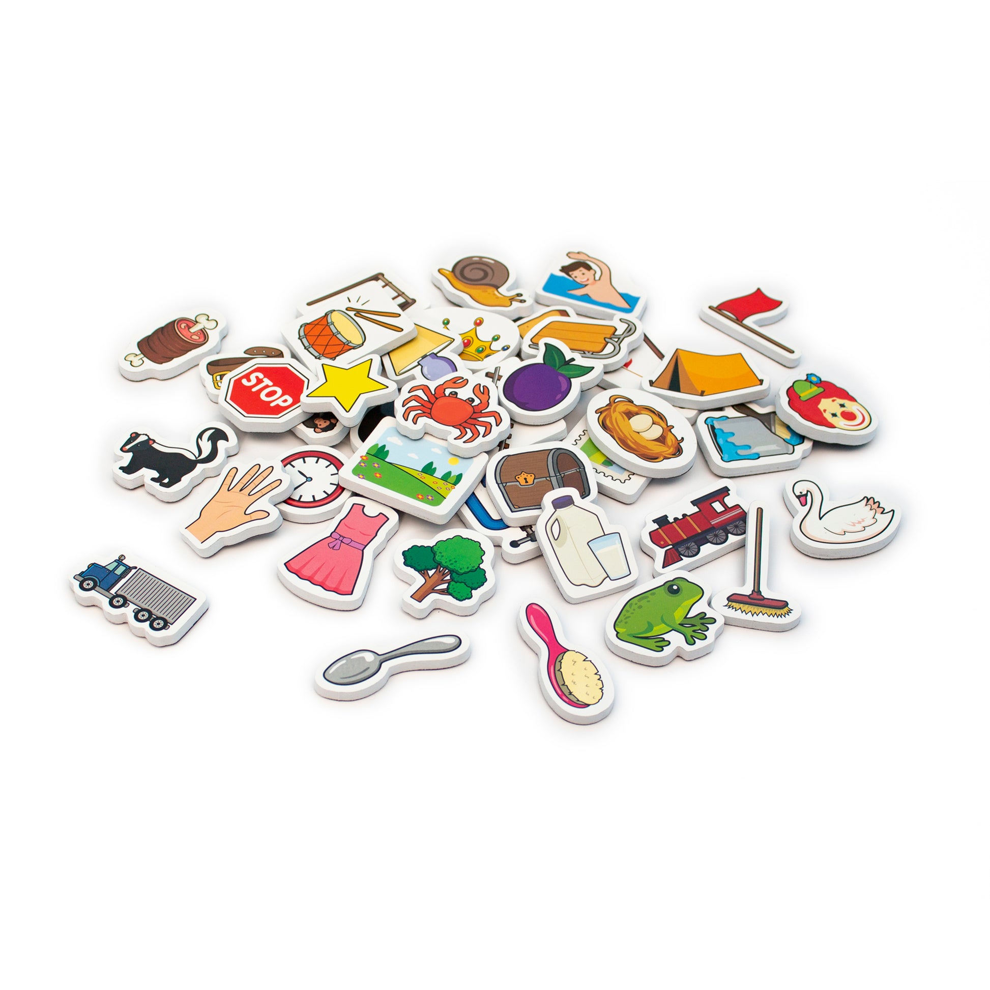 Junior Learning Magnetic Foam Blend Objects - Multicolor Educational Set