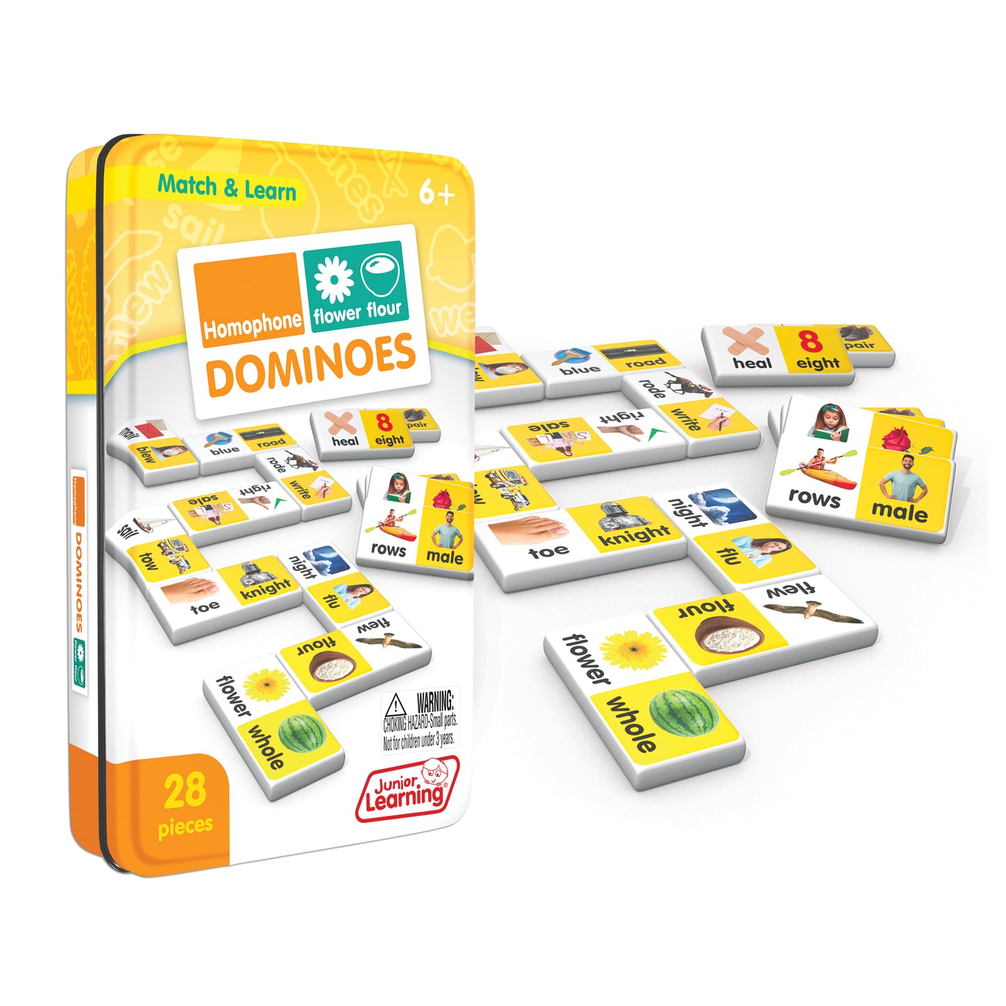 Junior Learning Homophone Match & Learn Dominoes - Dual Pack