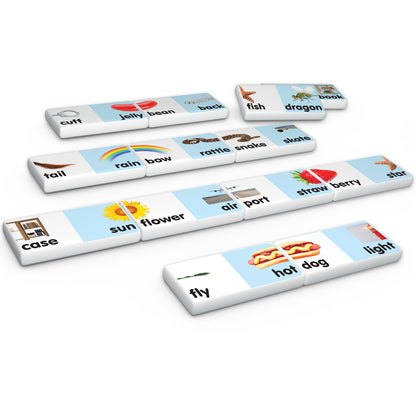 Junior Learning® Compound Words Match & Learn Dominoes, Pack of 2