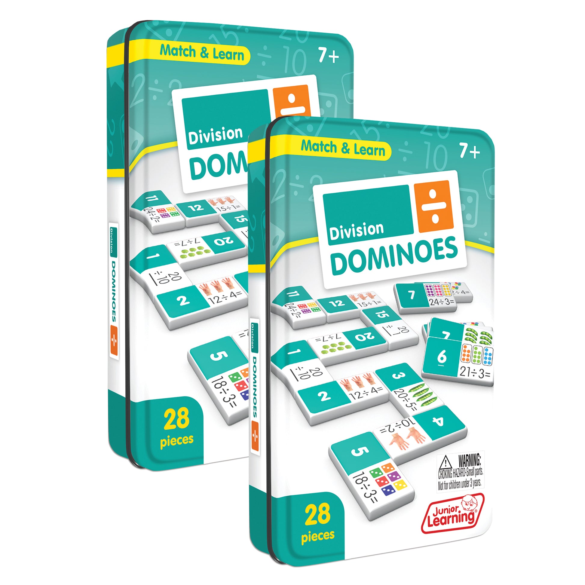 Junior Learning Division Whiz Match & Learn Dominoes - Double Fun Pack