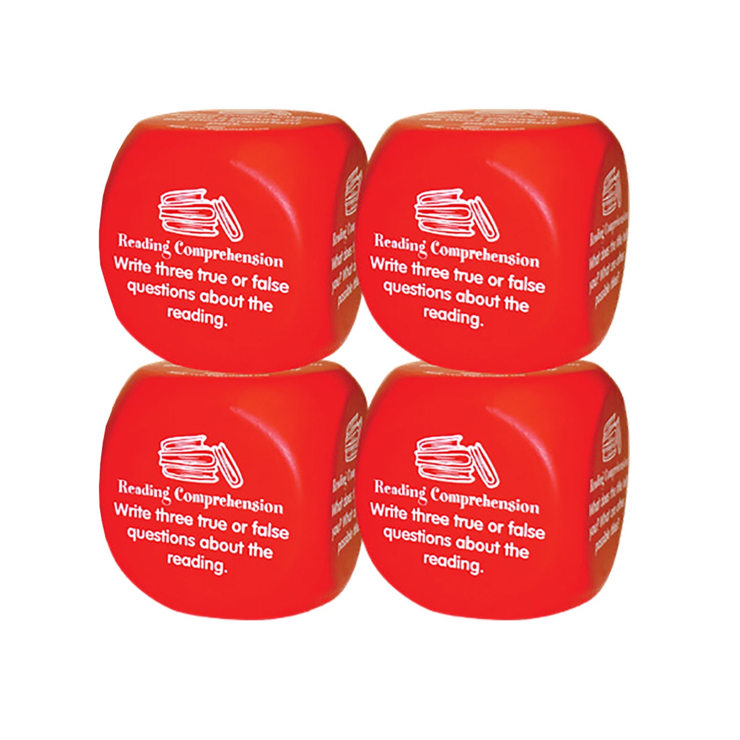 Kagan Publishing Reading Comprehension Cube - Super-Fun Learning - Set of 8