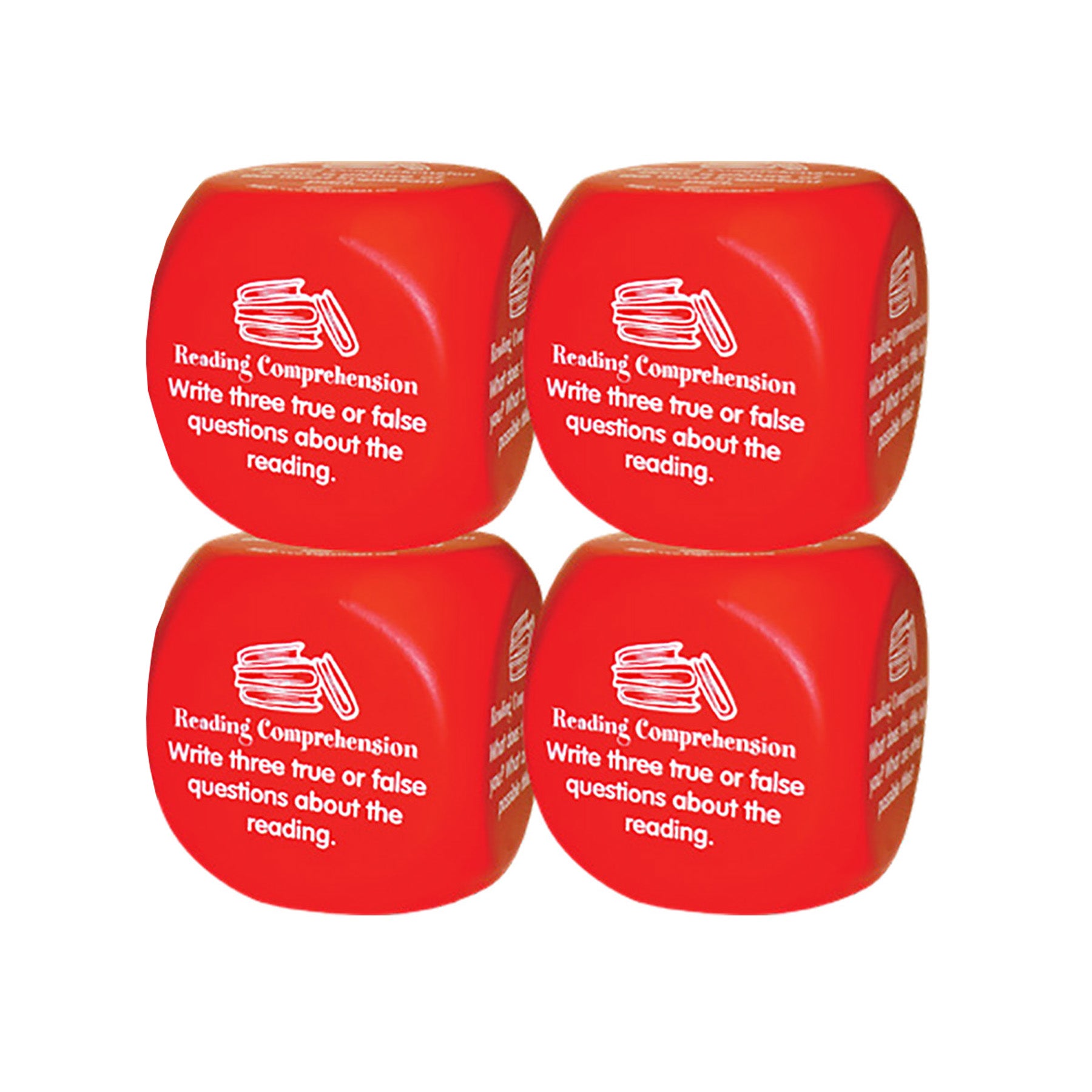 Kagan Publishing Reading Comprehension Cube - Super-Fun Learning - Set of 8