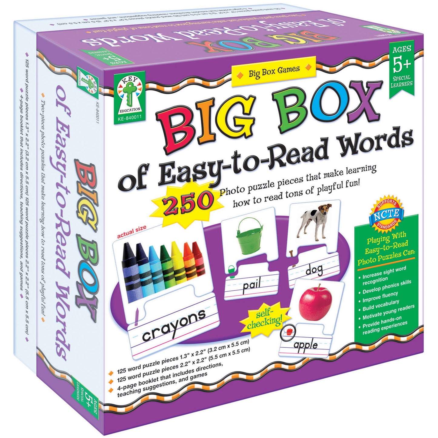 Carson Dellosa Big Box of Easy-to-Read Words - Educational Board Game for Kids