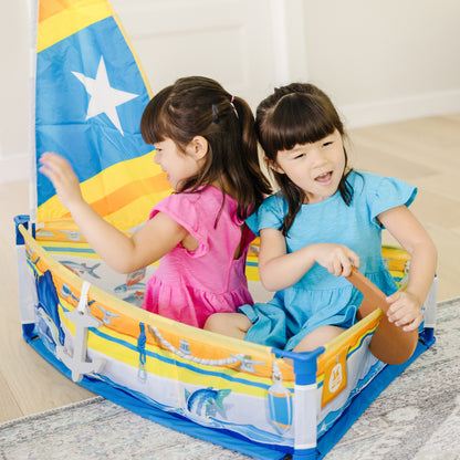 Melissa & Doug Let's Explore Sailboat Play Set - Interactive Pretend Play