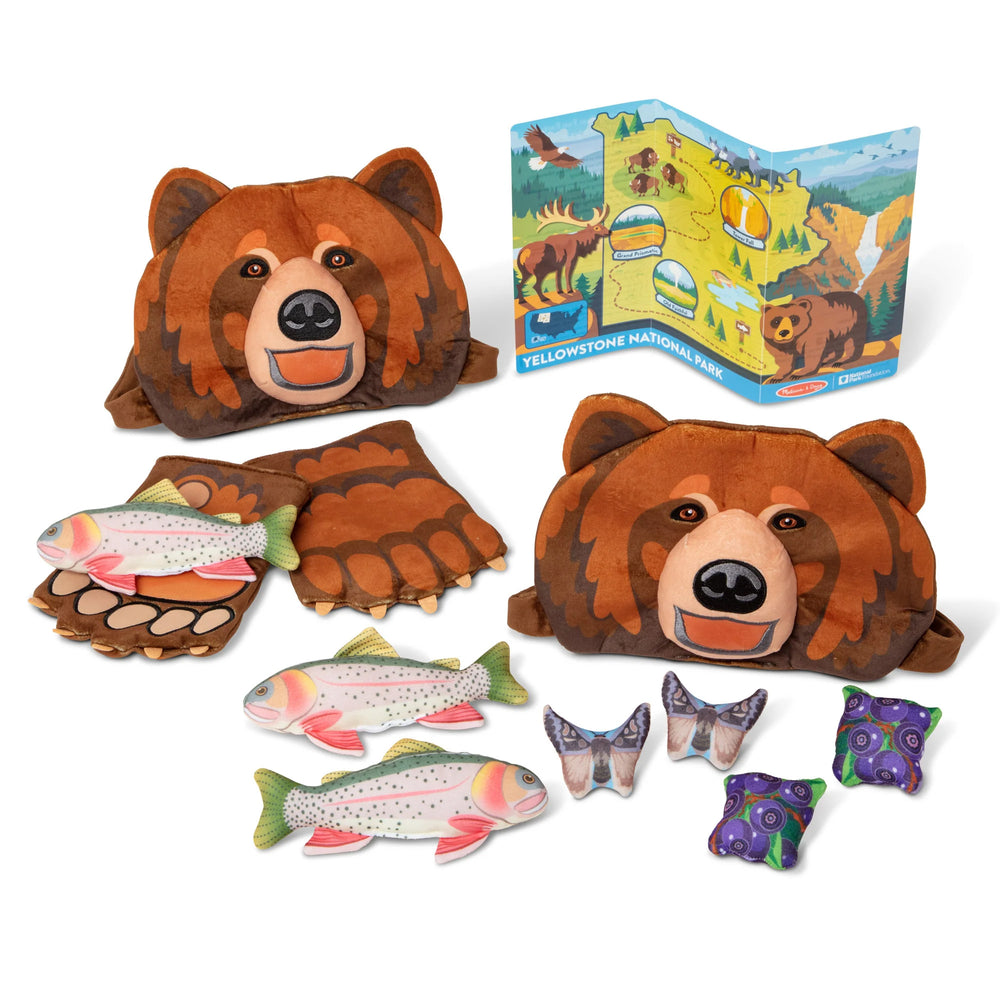 Melissa & Doug Yellowstone Grizzly Bear Pretend Play Set