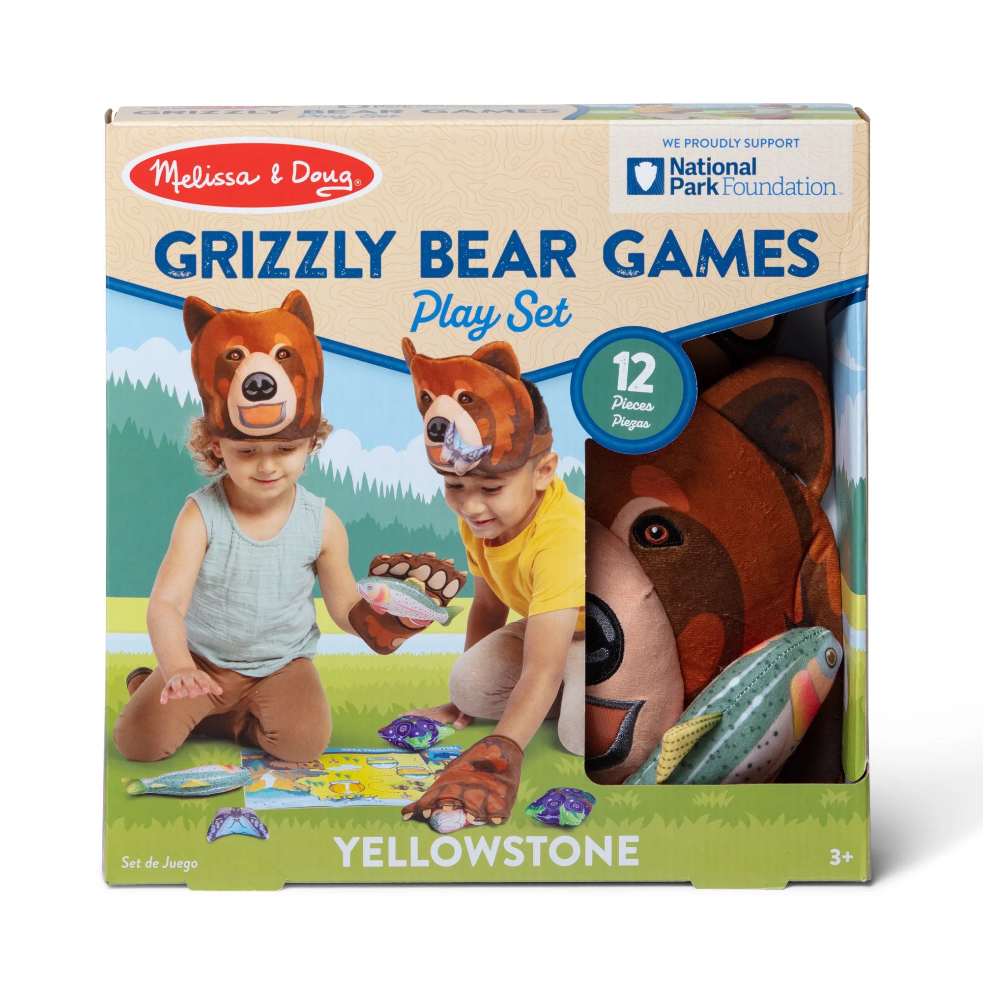 Melissa Doug Yellowstone Grizzly Bear Pretend Play Set Toys R Us