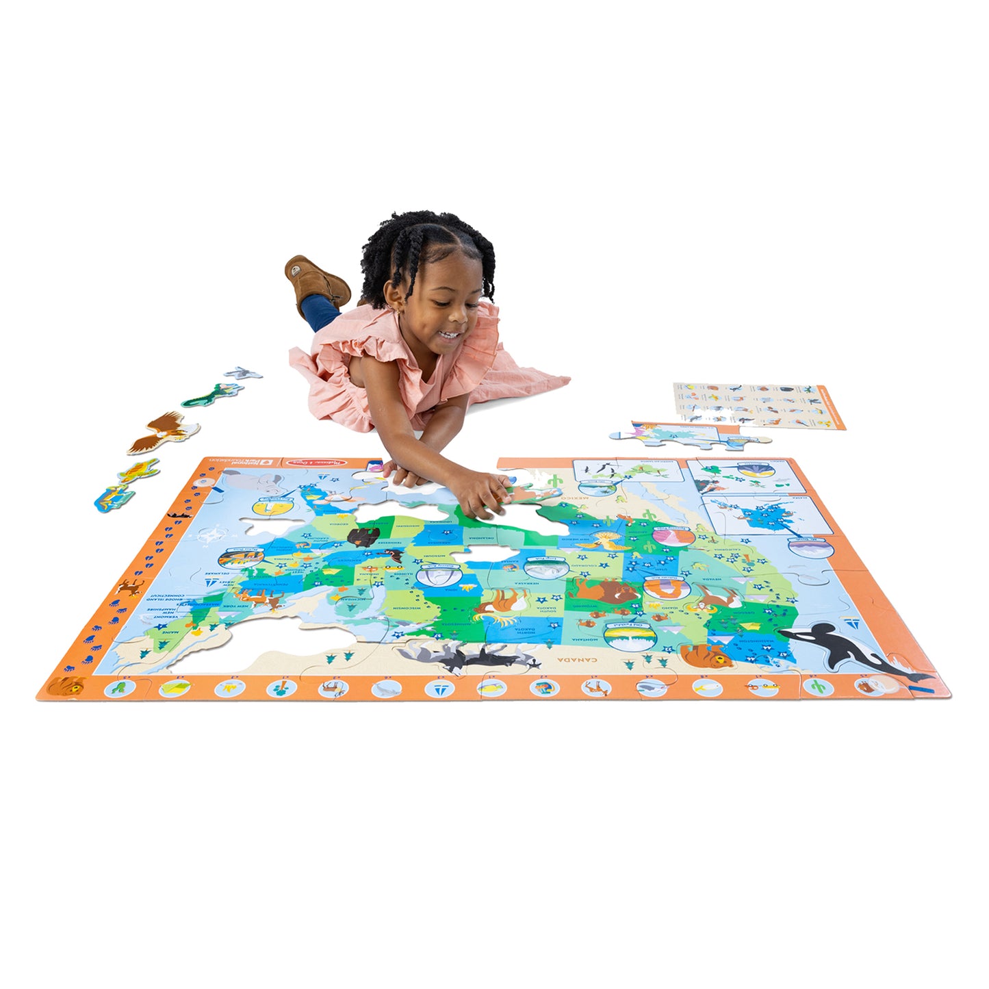 Melleysa  & Doug USA National Parks 45 pc Floor Puzzle