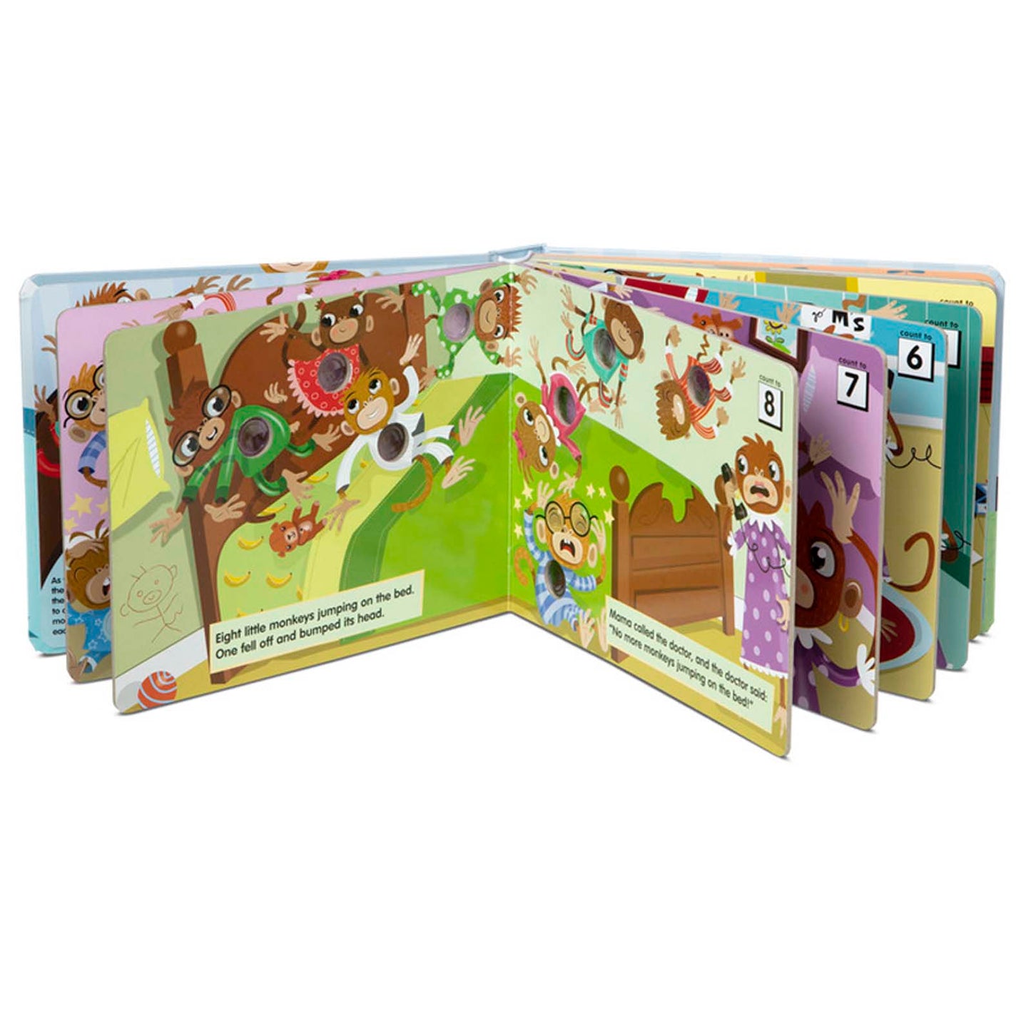 Melissa & Doug Poke-A-Dot! 10 Little Monkeys Interactive Book