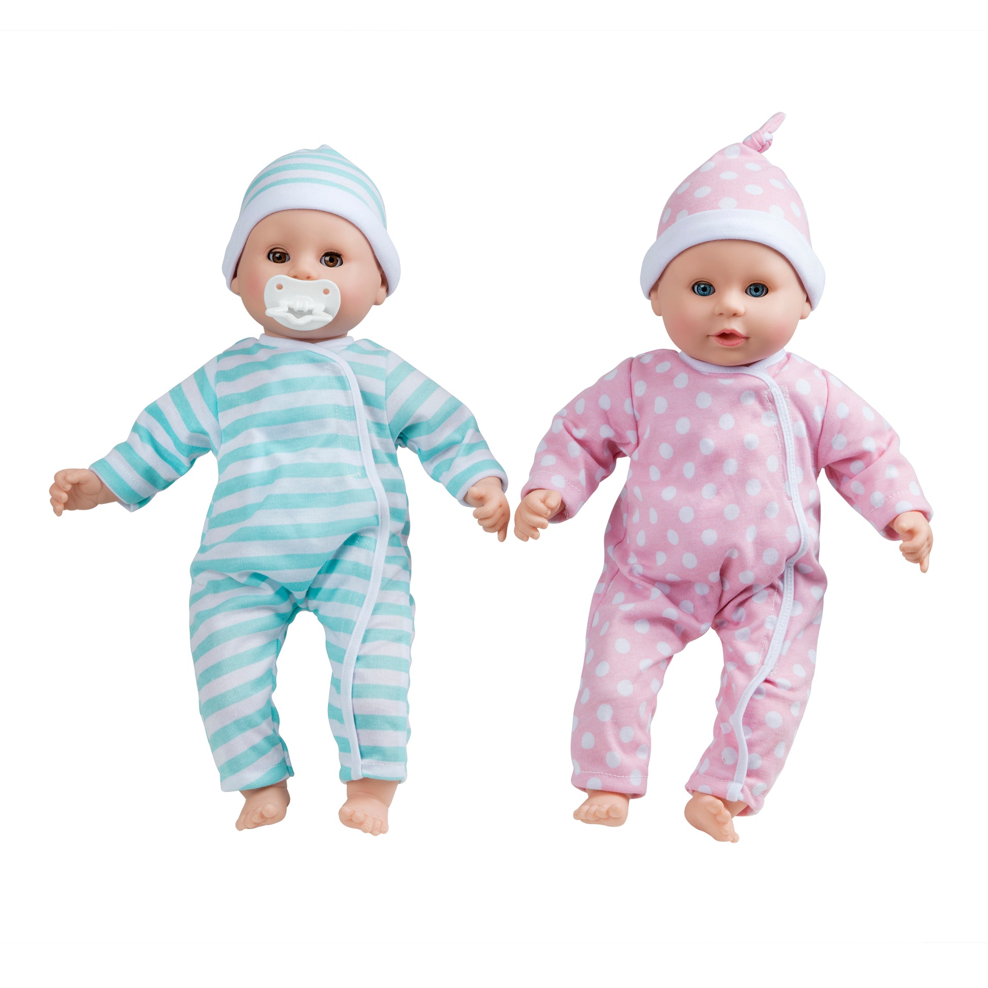 Melissa & Doug Mine to Love Twins Luke & Lucy - 15 inch Dolls