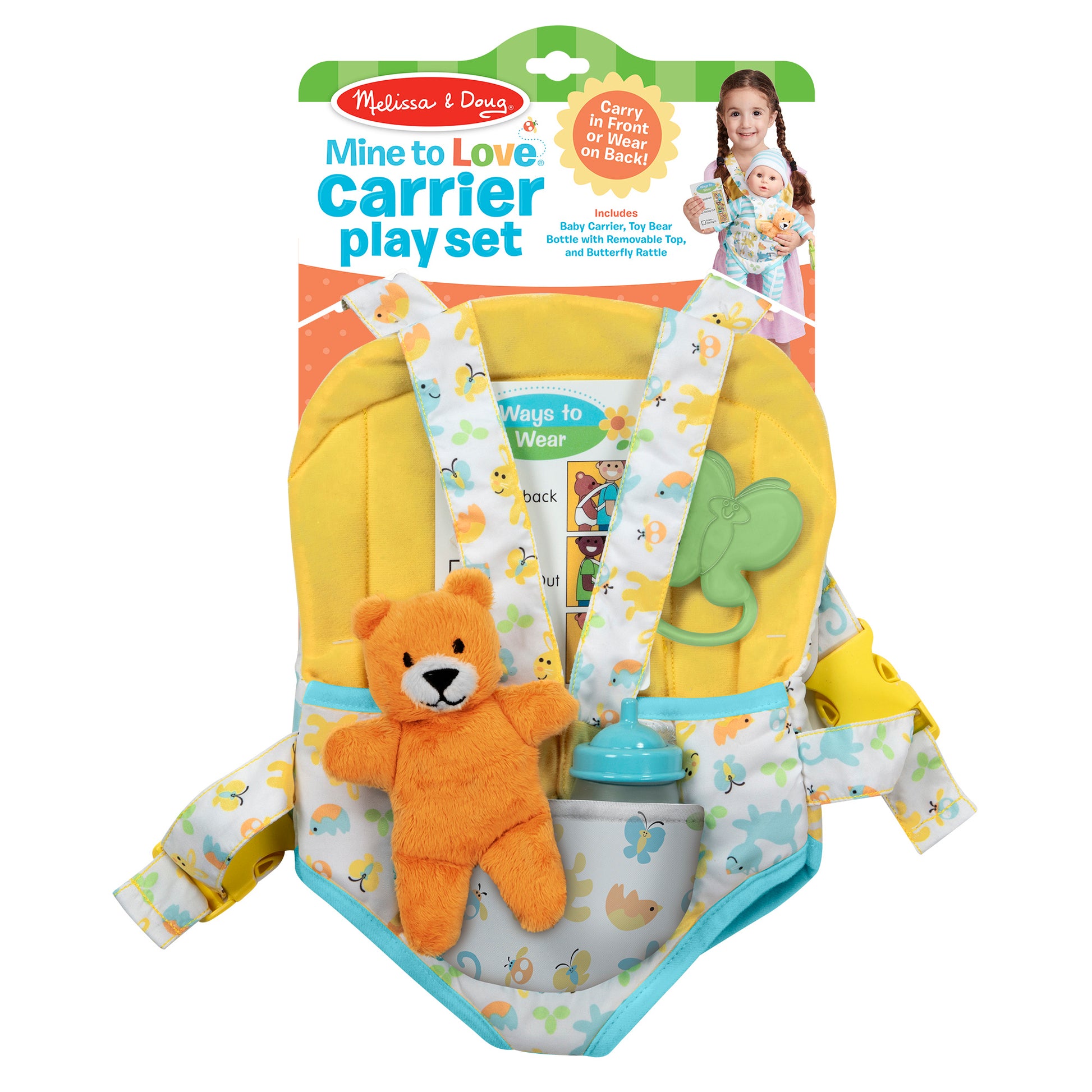 Melissa & Doug Mine to Love Doll Carrier Play Set