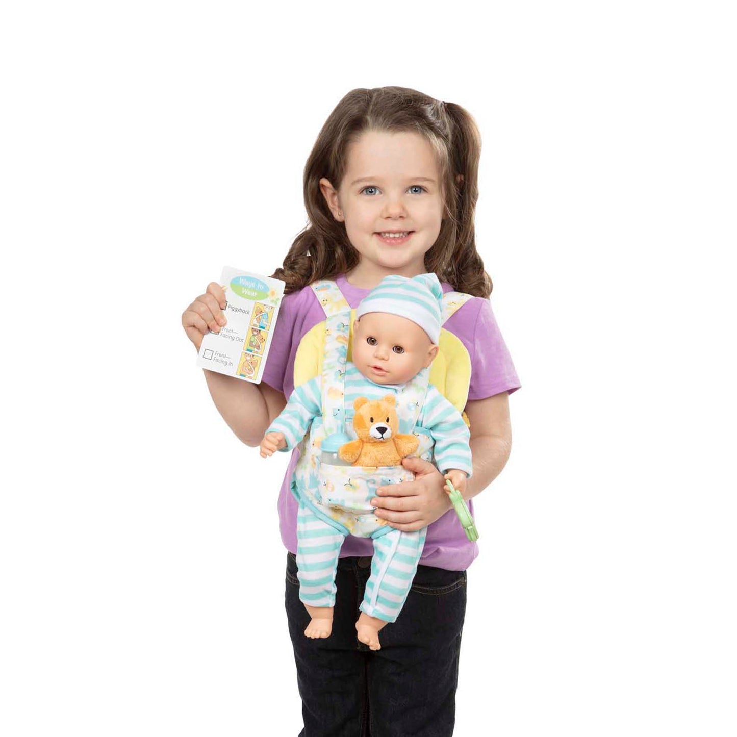 Melissa & Doug Mine to Love Doll Carrier Play Set