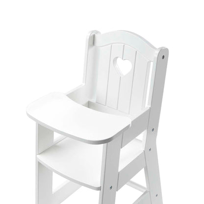 Melissa & Doug Mine to Love White High Chair for Dolls