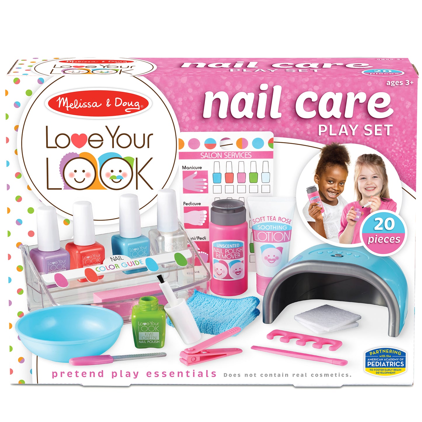 Melissa & Doug 20-Piece Love Your Look Nail Care Play Set