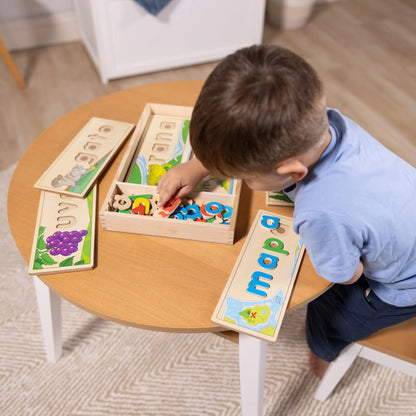 Melissa & Doug Spanish See & Spell Learning Puzzle Set