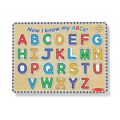 Melissa & Doug Alphabet Sound Puzzle - Vibrant 26-Piece Learning Toy