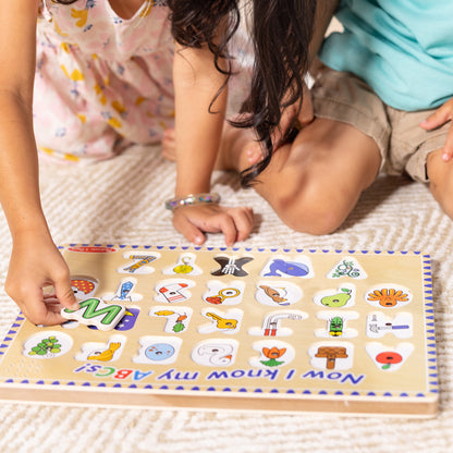 Melissa & Doug Alphabet Sound Puzzle - Vibrant 26-Piece Learning Toy