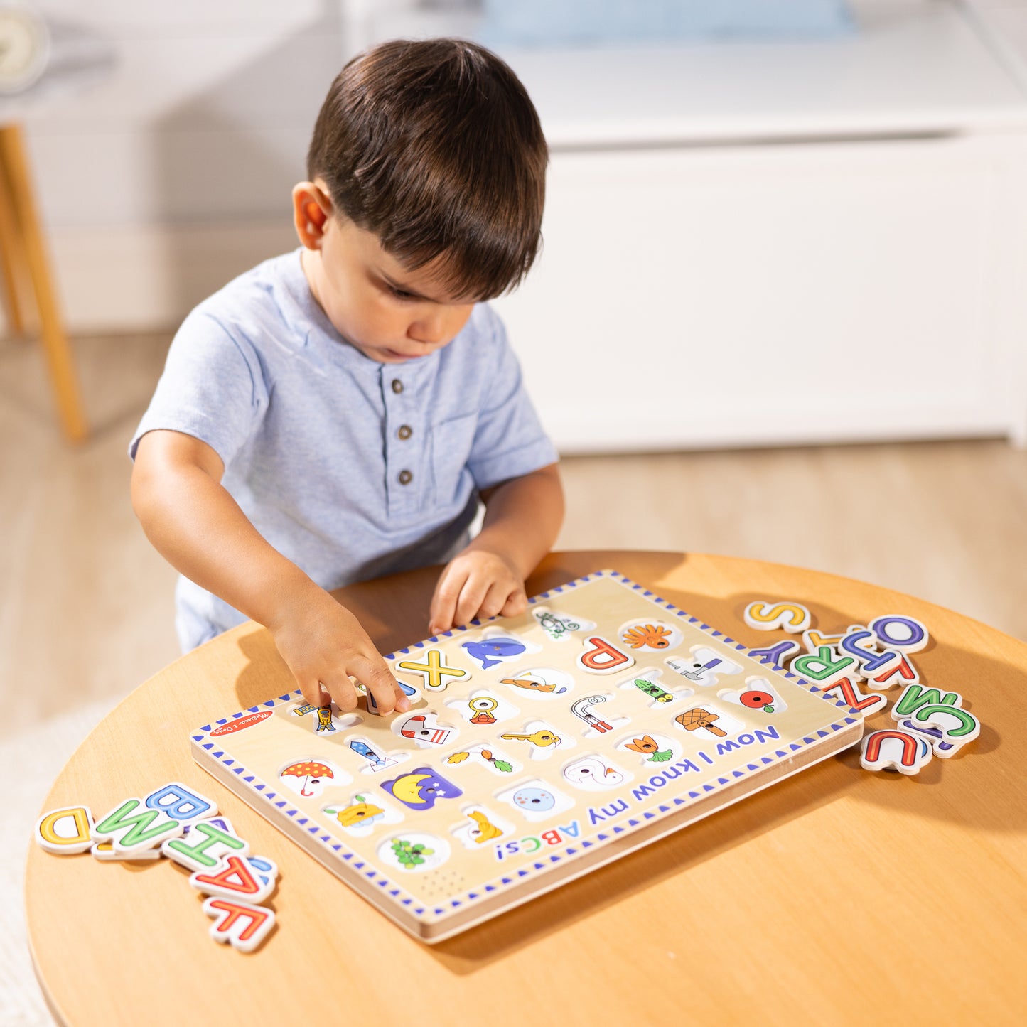 Melissa & Doug Alphabet Sound Puzzle - Vibrant 26-Piece Learning Toy